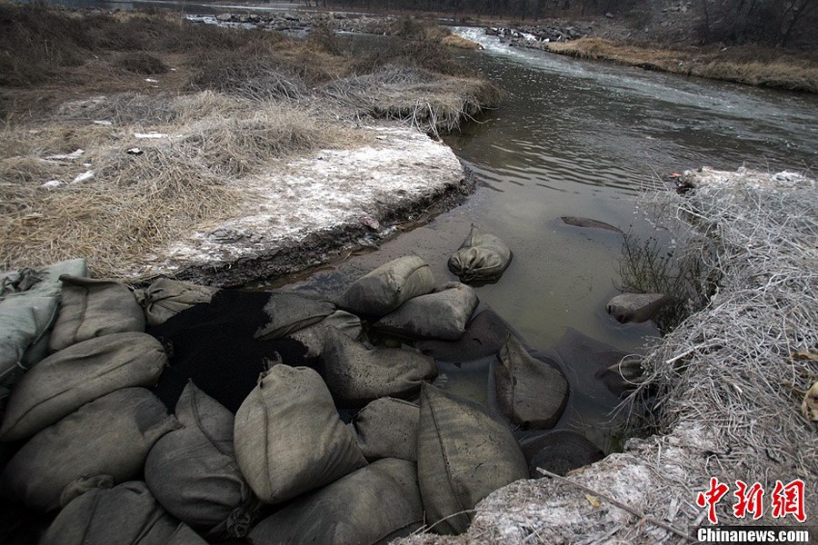 ɽ���F����й© ������ɽ��ˮ��Ⱦ����eͣˮ